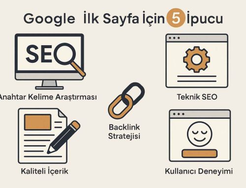 Google ilk sayfa için 5 etkili ipucu